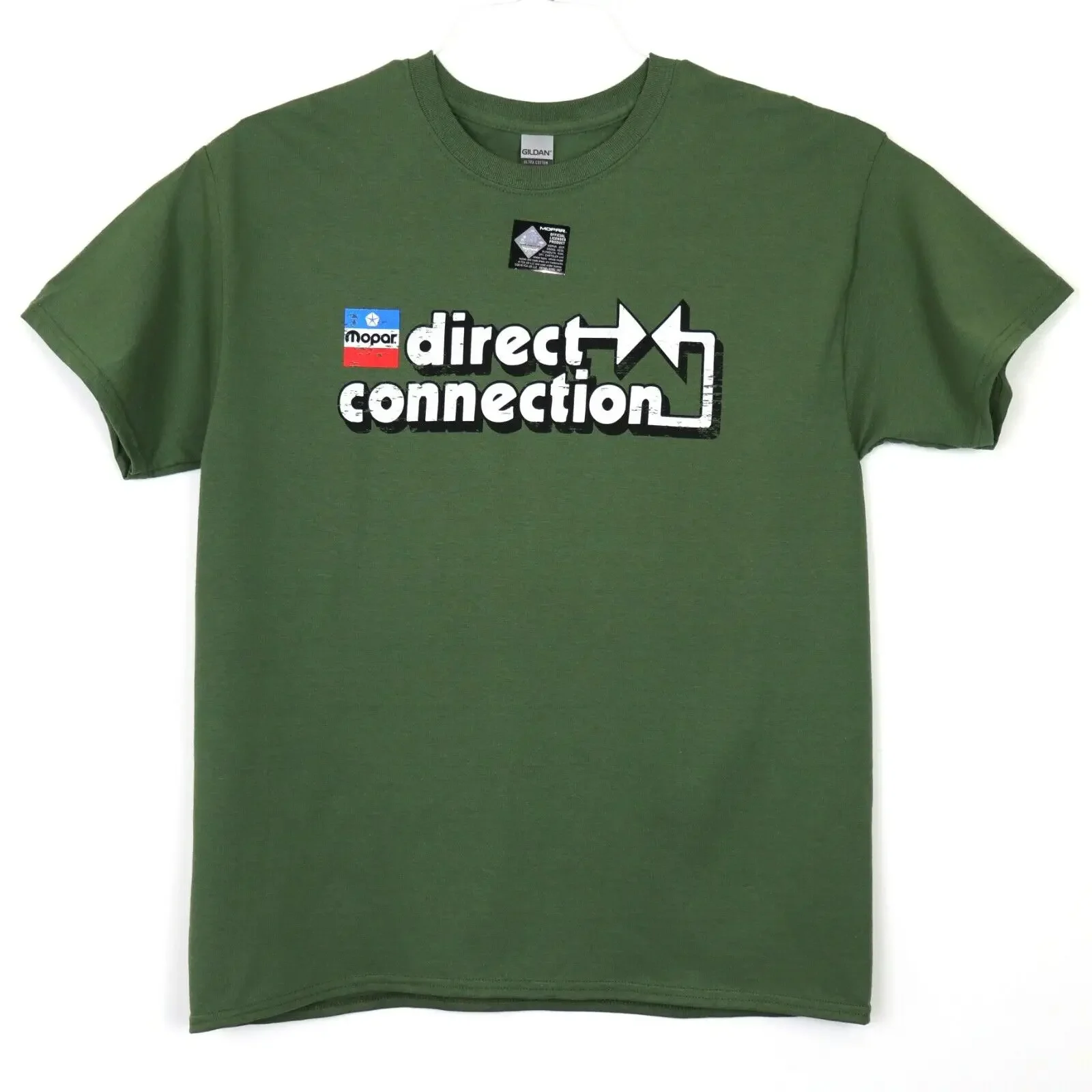 T-Shirt Da Uomo Mopar Direct Connection Green Dodge Chrysler Plymouth