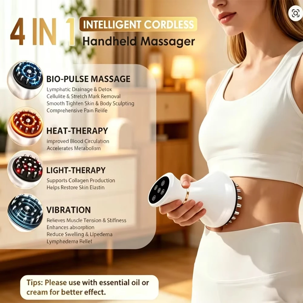 Anti Cellulite Massage Tool Body Sculpting Machine Lymphatic Drainage Massager Helps Reduce Stretch Marks Cellulit 5