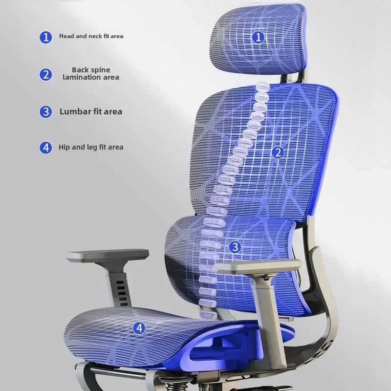 Ergonomics Chair Waist Computer Comfort Sedentary Home Backrest E-sports Reclining Office Seat gamer chair gaming recliner