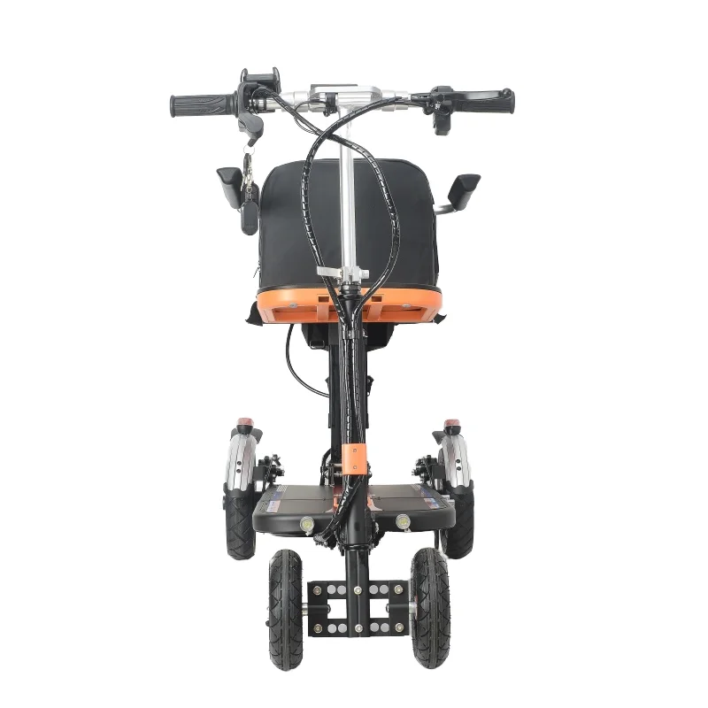 SuperHandy Lightest Foldable 3 Wheel Airline Travel Friendly Mobility Scooter with removable 48V Lithium-ion Batteries & Charger