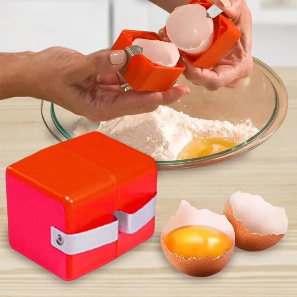 Egg Beater Egg Opener Cracker Eggs Cracking Tool Cube Seperator Handheld Egg Cracker Universal Eggs Breaker Kitchen Accessories