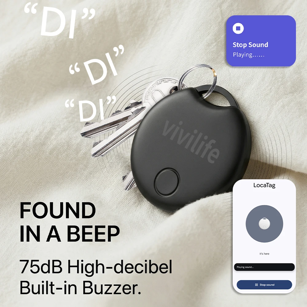Smart Bluetooth Tracker: Universal Finder for Keys, Wallets & Luggage