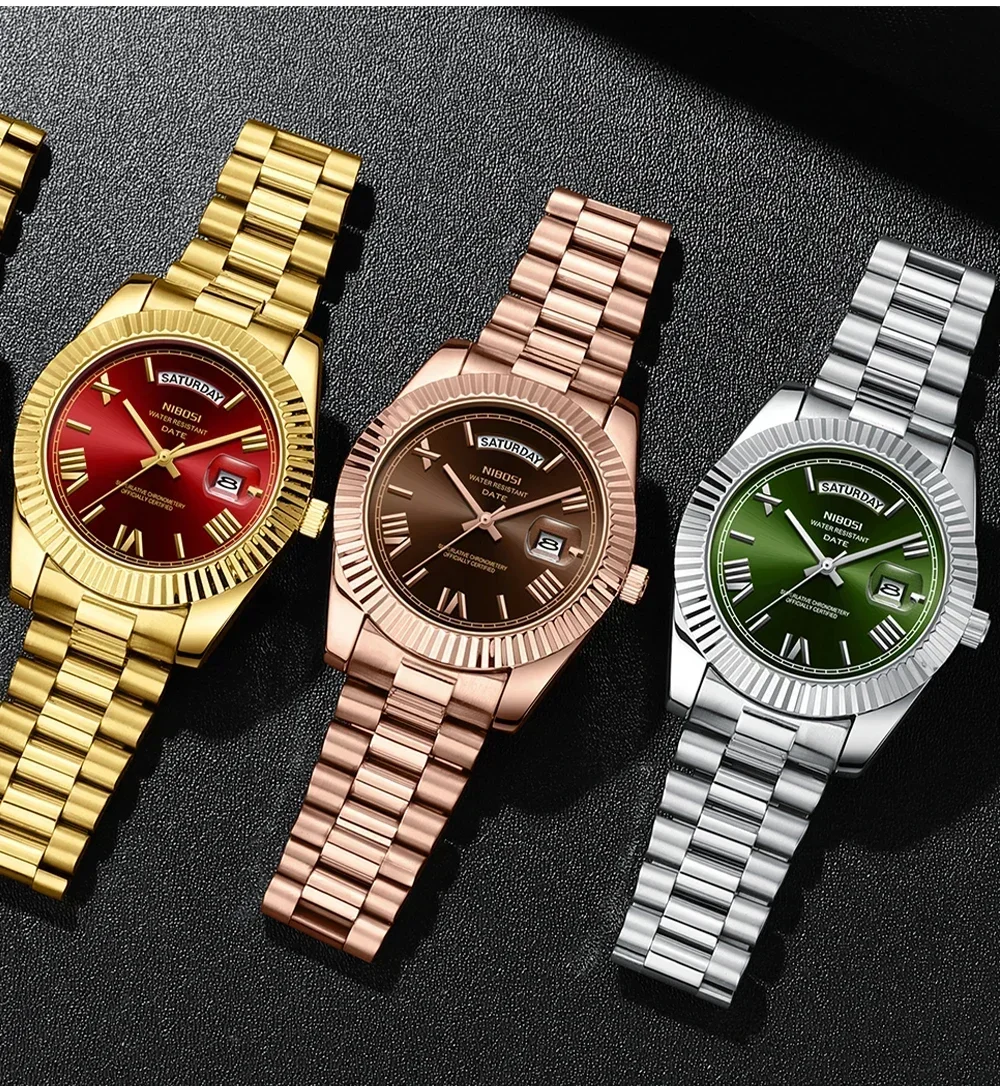 NIBOSI Luxury Men Quartz Watch Waterproof Date Luminous Wristwatch Sports Stainless Steel Men's Watches Male Clock Reloj Hombre - Image 5