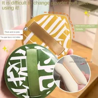 Air Cushion Cosmetic Puff Set With Storage Box Makeup Cotton Candy Sponge Soft Leather Clip Wet Dry Use Makeup Tools 2
