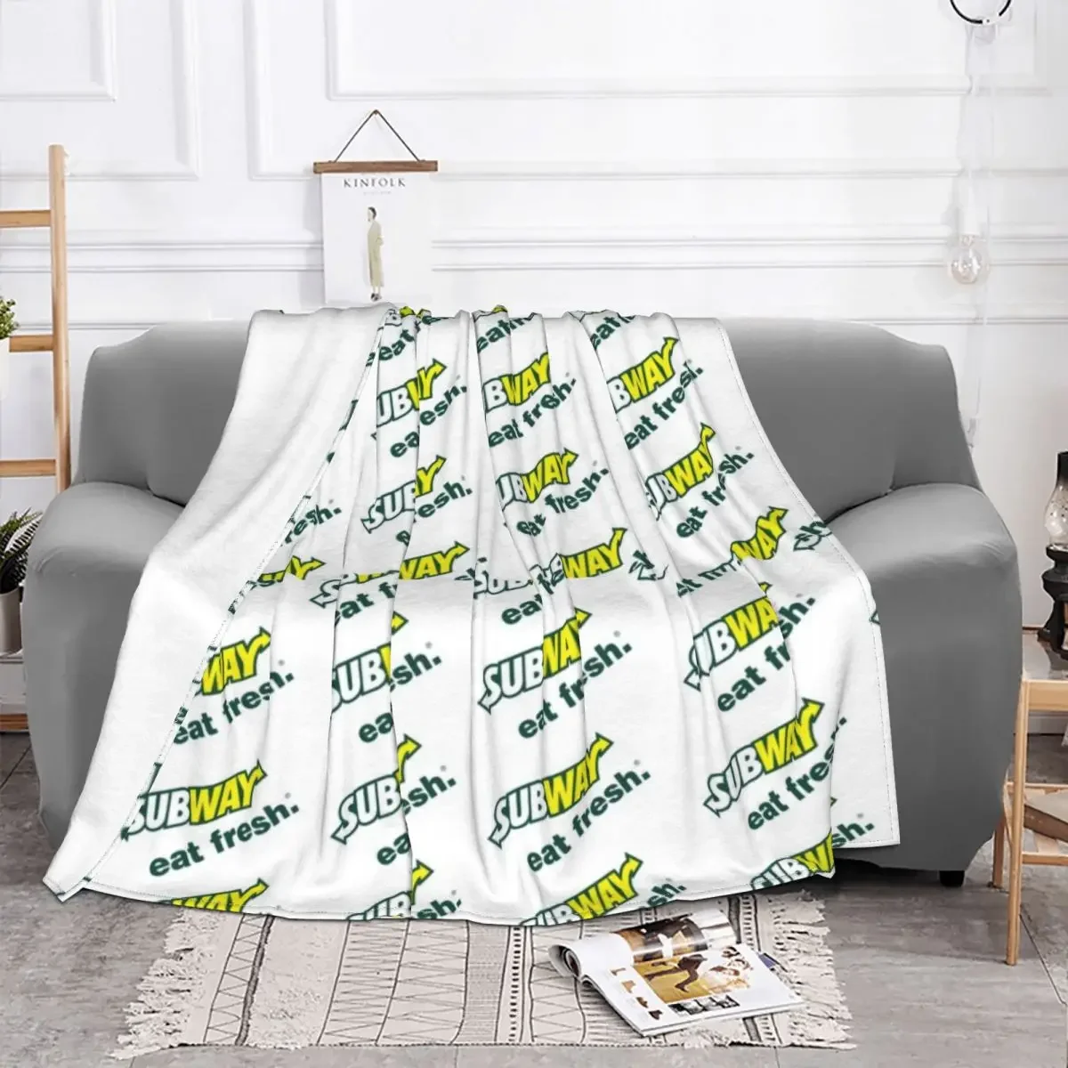 3d print blanket Subway Wrapper Blanket Throw Blanket Decorative Sofa Blankets Decorative Bed qulit Plush anime blanket 5