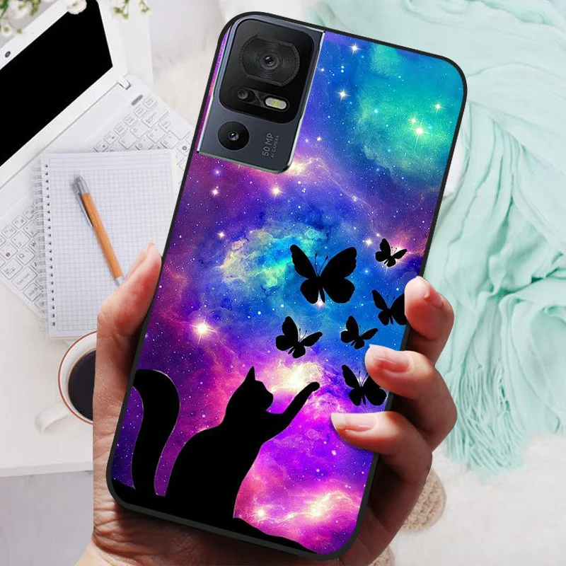 Black Lion and Wolf Silicone Soft Phone Case - Protective Shell