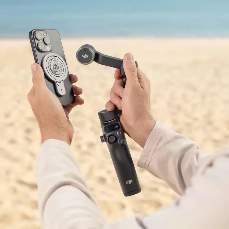 DJI OM 磁気クイックリリースマウント iPhone ユーザー向けに設計 DJI