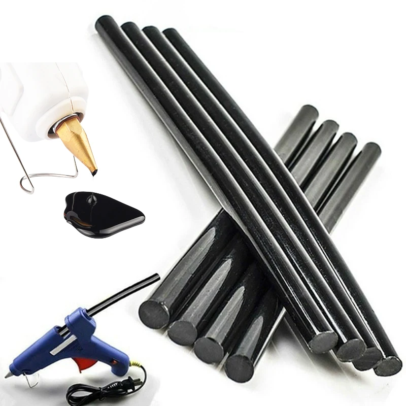 

1/3/5/10PCS Black Glue Rods Thermoplastic Resin Adhesive Guns Sticks Tapes Adhesives Fasteners Office School Supplies