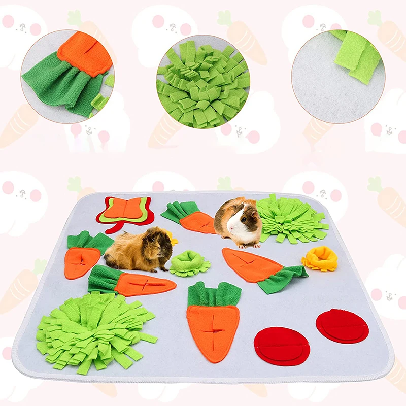 

Washable Snuffle Mat for Pet, Slow Feeding Mat for Dog, Sniffing Training, Puzzle Toy, Stress Relief, Smell
