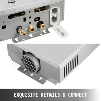 VEVOR 6L-18L chauffe-eau sans réservoir au gaz Propane, chauffage instantané de la salle de bain, chauffe-eau extérieur chaudière voiture Camping 5