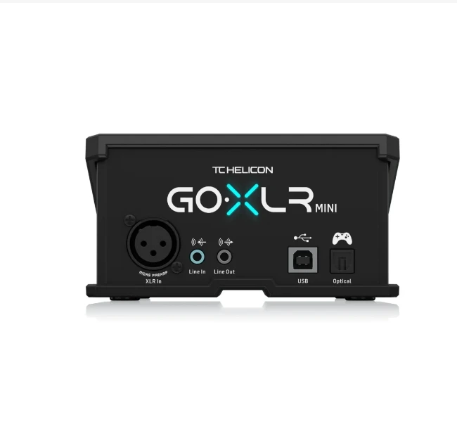 TC HELICON Go XLR MINI Online Broadcast Mixer with USB/Audio Interface for online broadcasters control over audio