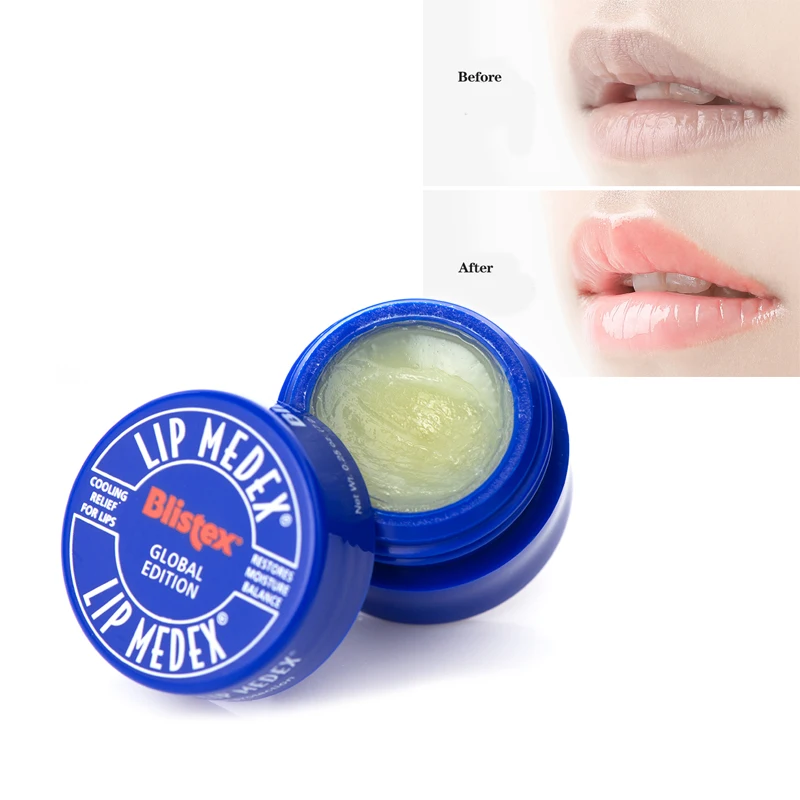 

7g medicinal moisturizing repair lip balm lasting moisturizing blue tank colorless lip cream mask lip care