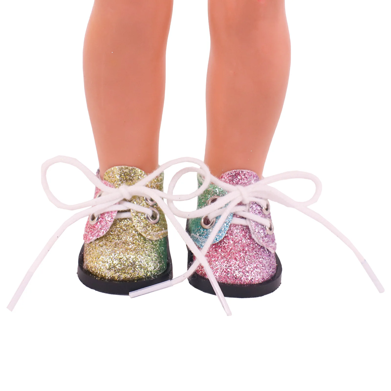 5 cm Schuhe für Paola Reina 14,5 Zoll Wellie Wishers Puppenkleidung Zubehör 34-36 cm Nancy 1/6 BJD, Spielzeug für Mädchen, Geburtstagsgeschenk – Detail 5