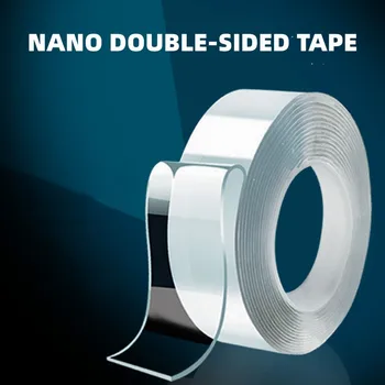 Super Strong Double Sided Tape Adhesive Heavy Duty for Kitchen Bathroom Waterproof Reusable Wall Sticker Nano Tapes Double Face 2