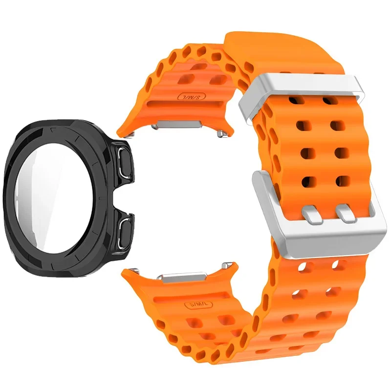 Ultimate 2-in-1 Watch Protection & Style Set with Strap, Case, and Screen Protector