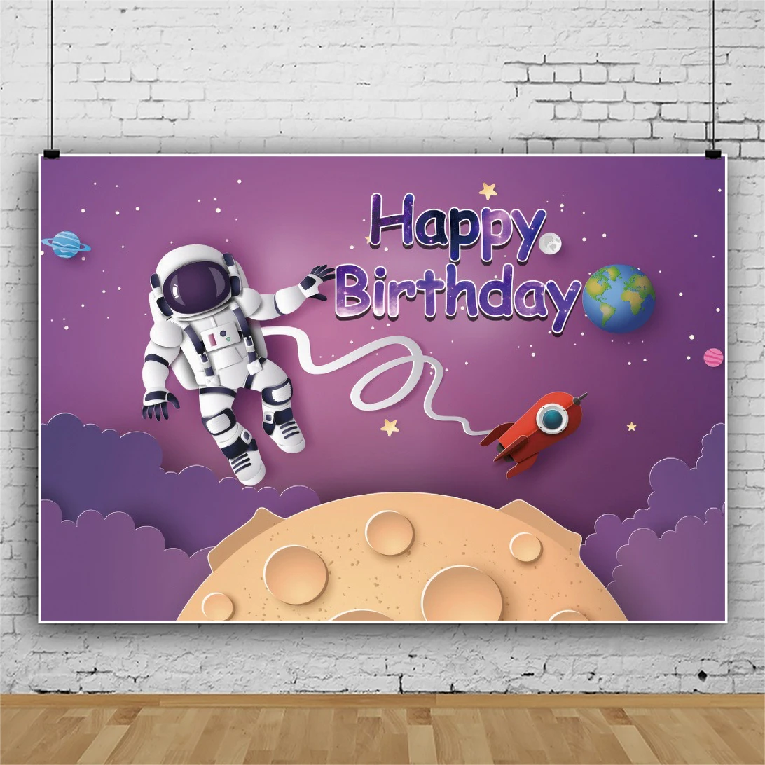 

Vinyl Custom Decorative Background For Children's Birthday Party Newborn Photography Backdrops Studio Props ZLSZ-07