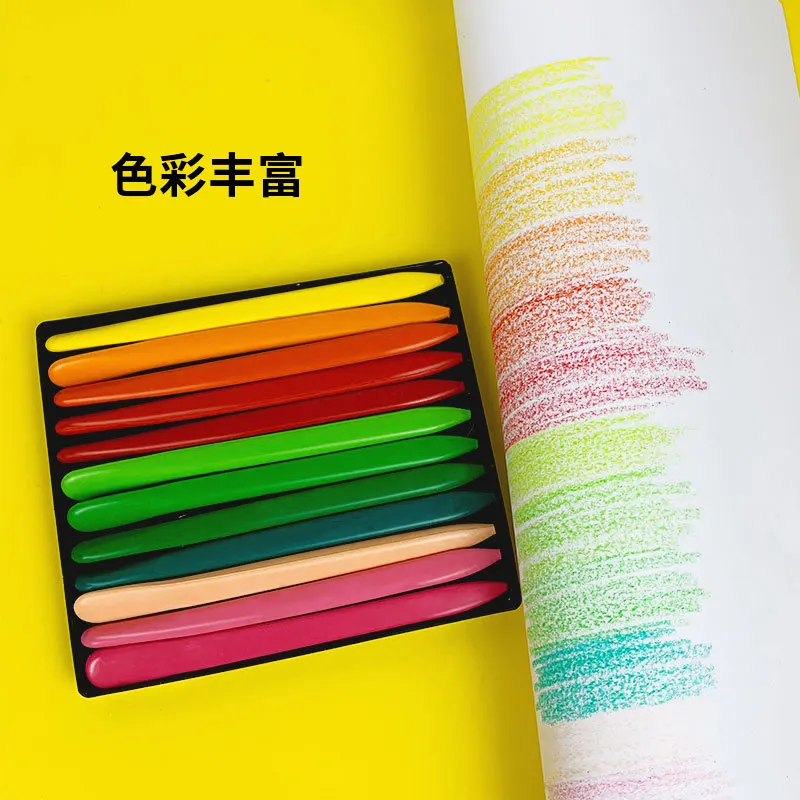 24 Colors Gift Non Dirty Hand Washable Earlyeducation Tools Wax Pencil Marker Oil Painting Stick Colored Crayon