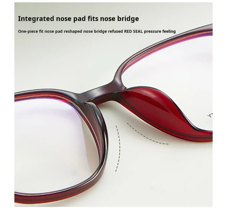 YIMARUILI 2025 Neue Retro Oval Männer und Frauen Kleine Größe Brillen Rahmen Mode Trend TR90 und Acetat Optische Gläser 7325 – Detail 10