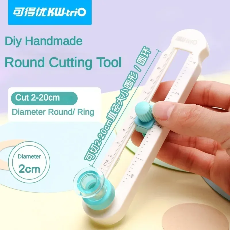 360 Adjustable Scrapbooking Circle Cutter Round Cutting Knife DIY Compass Cutter Paper Office Gadgets Creative Stationery Tools paper cutter