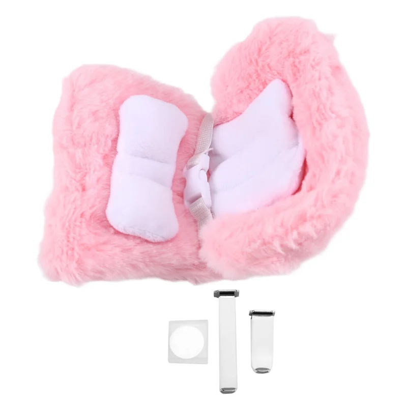 아이돌 시트 자동차 장식 액세서리 미니 플러시 안전 시트 허리 버클 장식