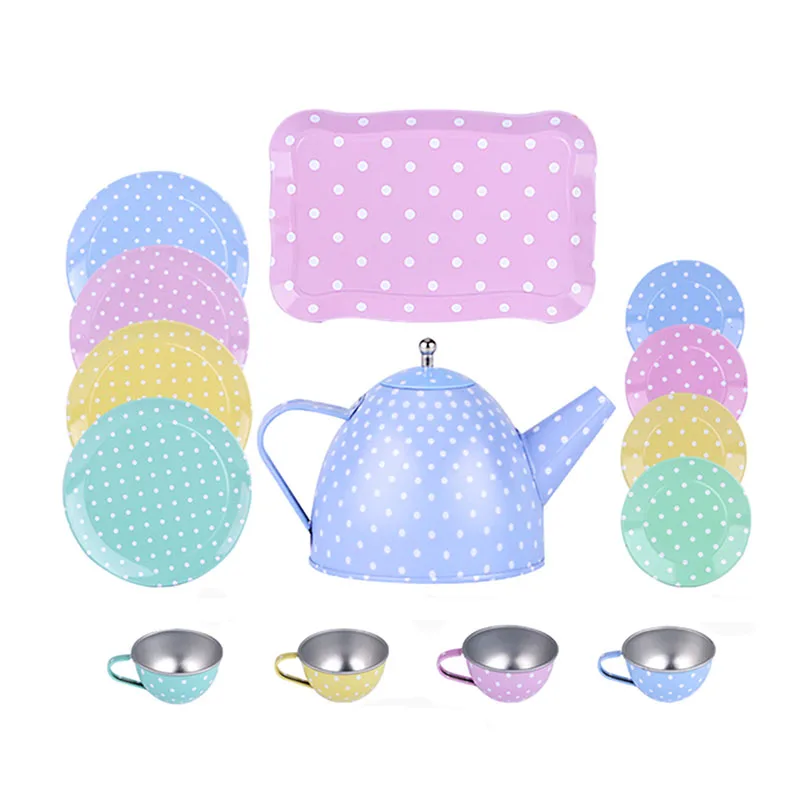 Educational Toys Simulation Tea Set Teapot Kitchen Afternoon Tea Pretend Play Game For Children Kids