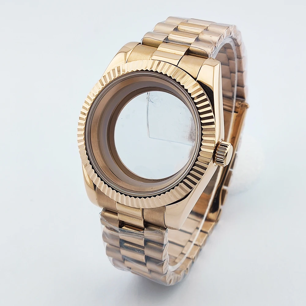 Sapphire Glass 904L Stainless Steel Watch Case - Waterproof with 29mm Dial