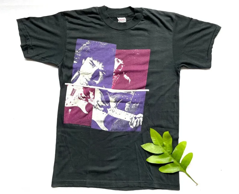 T-Shirt Vintage 1988 Bob Dylan Senza Fine Taglia L (W 18.5 "X L 27")