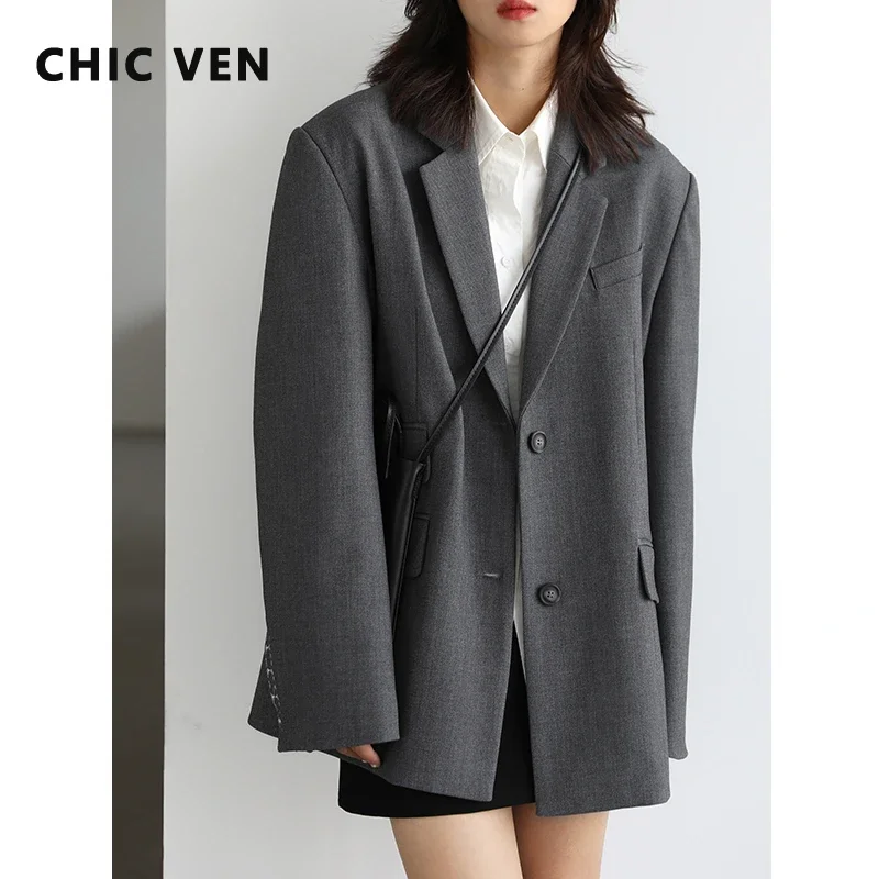 Women Blazer Coat Korean Casual Long Sleeved