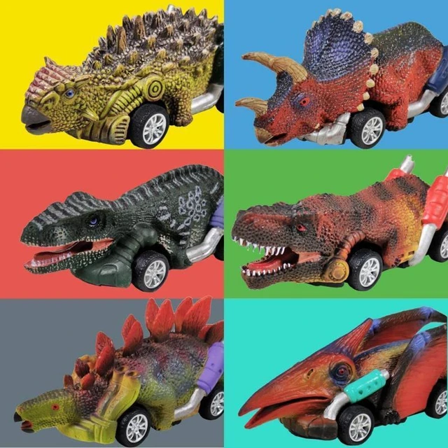 Novo dinossauro brinquedo jogar jogo veículo para menino carro portador  caminhão crianças montessori presente criança pista de corrida com crianças  mini carro - AliExpress