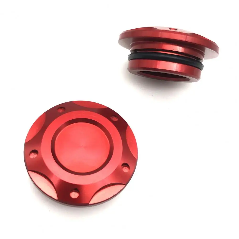 

Aluminum Alloy 2Pcs Great Motorcycle Body Frame Screw Cover Delicate Motorcycle Modified Part Detachable