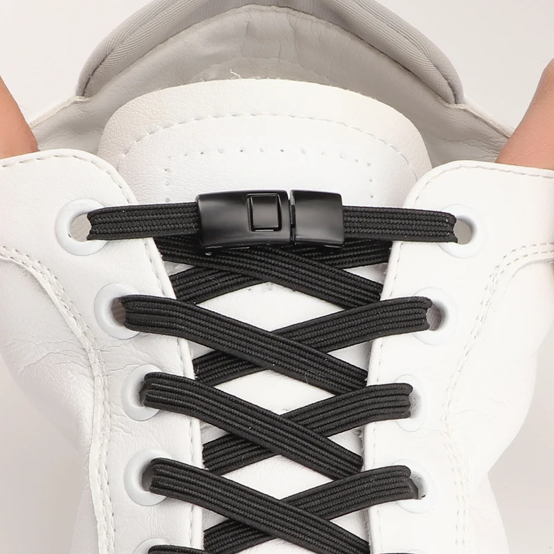 

Elastic Shoelaces Without Ties for Sneakers Flats Shoe Laces Convenient Easy Use Without Any Hassle Lazy Shoes Lace Shoestring