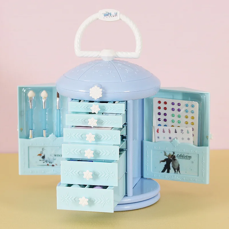 Disney Princess Frozen 2 Children's Cosmetic Set elsa Girl Makeup Box Birthday Gift Toy