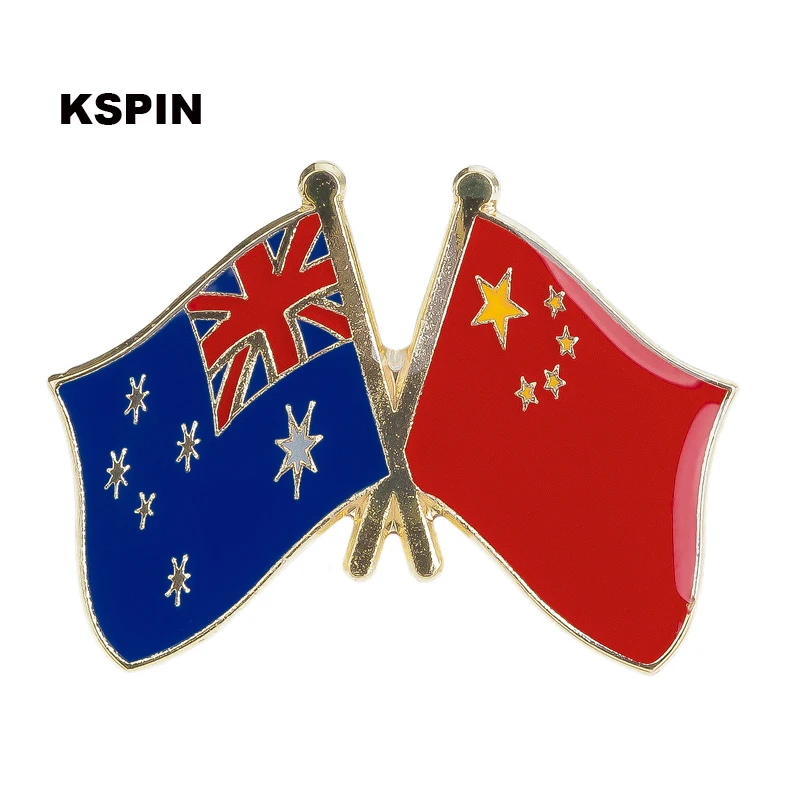 Australian Flag Badge Brooch - National Lapel Pin