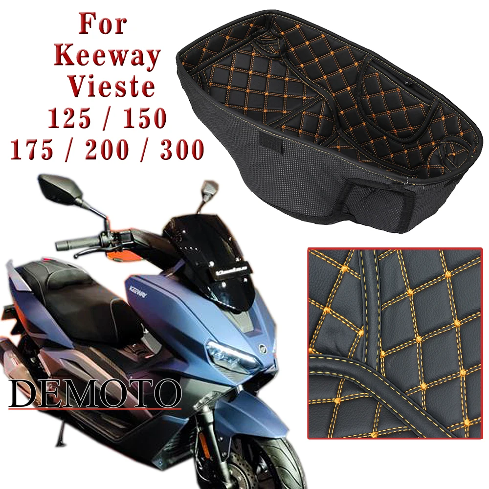 For Keeway Vieste 125/150/175/200/300 Motorcycle Rear Trunk Cargo Liner Protector Seat Bucket Pad Accessories new bag organizer insert for longchamp backpack liner to organize and store the inner bag bag support accessories shaper