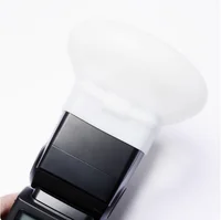 1Pcs Diffuser Bounce Dome Soft Silicone Flash Cap For GODOX Nikon Sony Olympus Fujifilm Panasonic Yongnuo Speedlite 4
