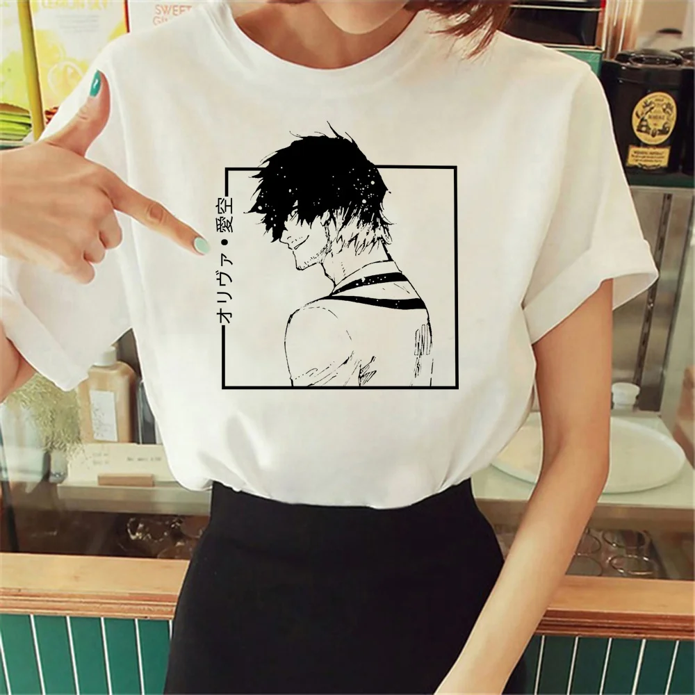 

Blue Lock tshirt women manga summer t-shirts female funny Japanese clothing