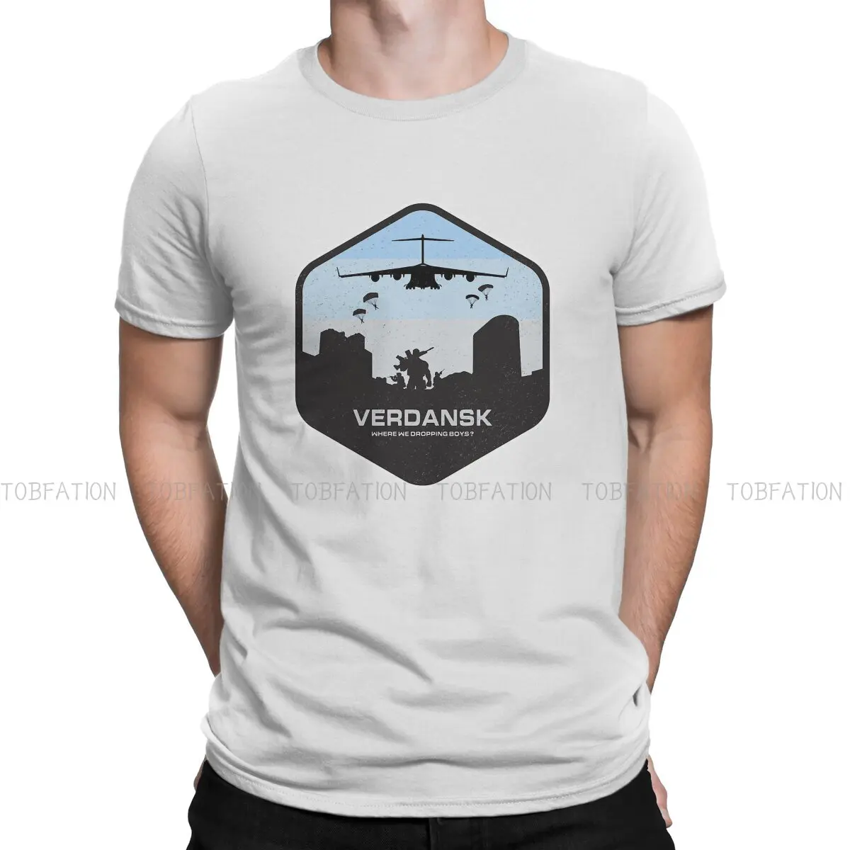 Cod Black Ops Cold War Tshirt In Poliestere Per Uomo Verdansk Warzone Battle Royale Classic Humor Felpe Casual T Shirt Novità