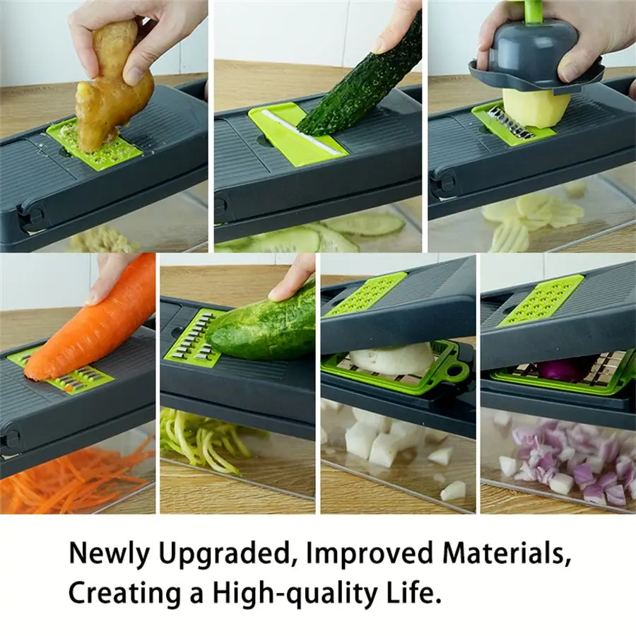 Vegetable Shredder Cocina Multifunctional Household Vegetable Cutter Carrot Onion Dicing Julienne Slicing Tool Fruit Slicer vegetable chopper and slicer