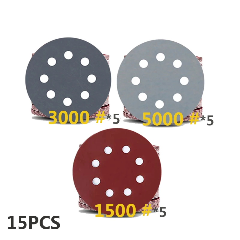 Disques Abrasifs pour Ponceuse Murale 180 mm - Grain 80, Lot de 10