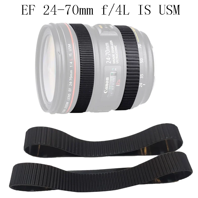 LENS Genuine Zoom + Focus Grip Rubber Ring Canon EF 24-105mm f/4L IS / IS II / 24-70mm f/2.8L II USM Repair Part camera lens repair kit camera repair parts