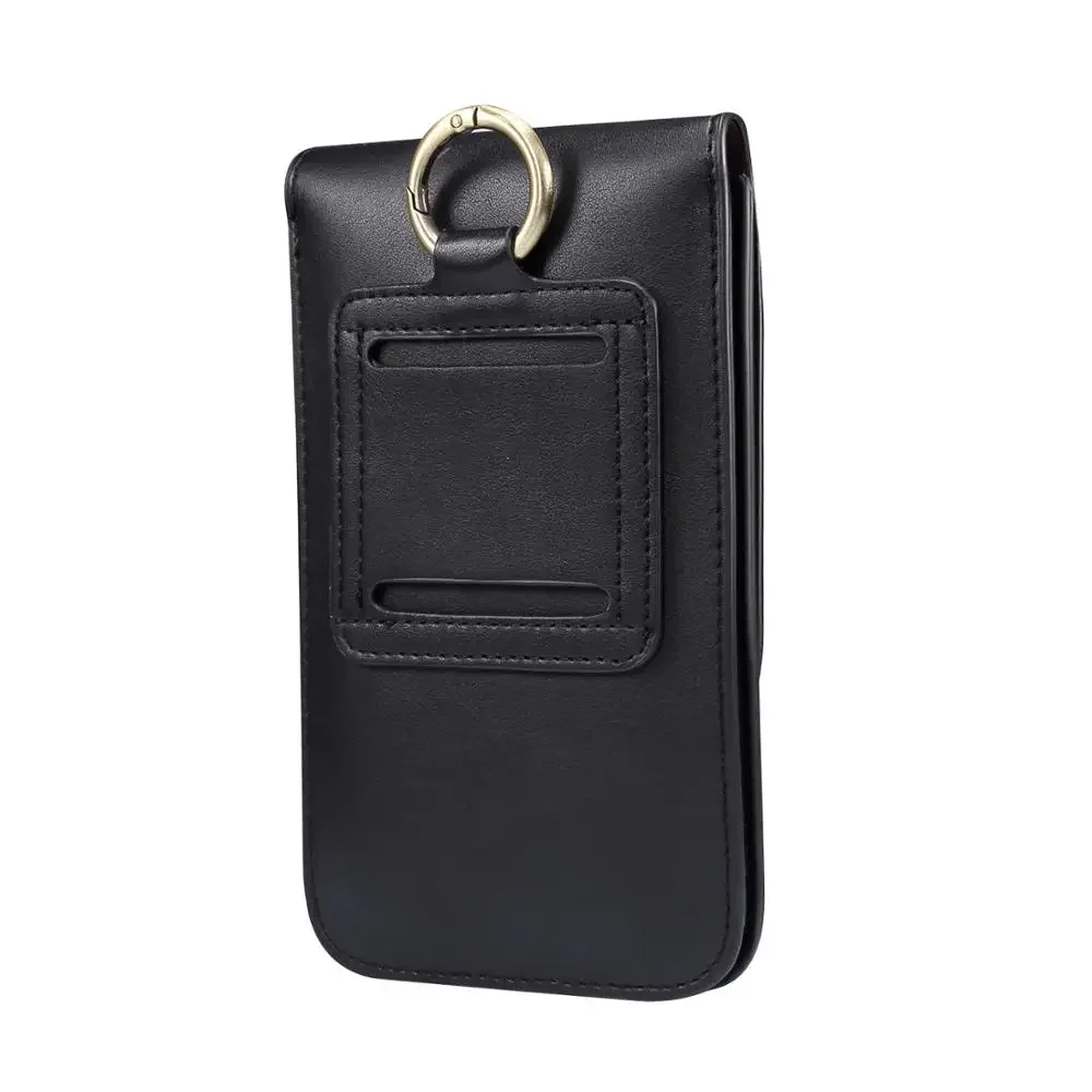 Pu Leather Phone Pouch Case For Samsung Galaxy S23 S22 S21 Ultra iPhone 14 13 12 11 Pro XS Max Waist Bag Holster Belt Clip Cover