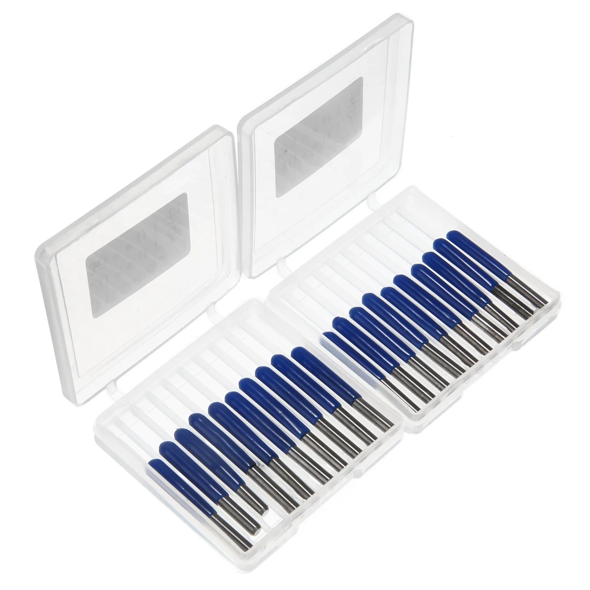 Punte Per Incisione Pcb In Metallo Duro Da 20 Pezzi Punta Per Router Cnc Da 3.175Mm 10/15/20/30 Gradi Strumenti Per Fresa