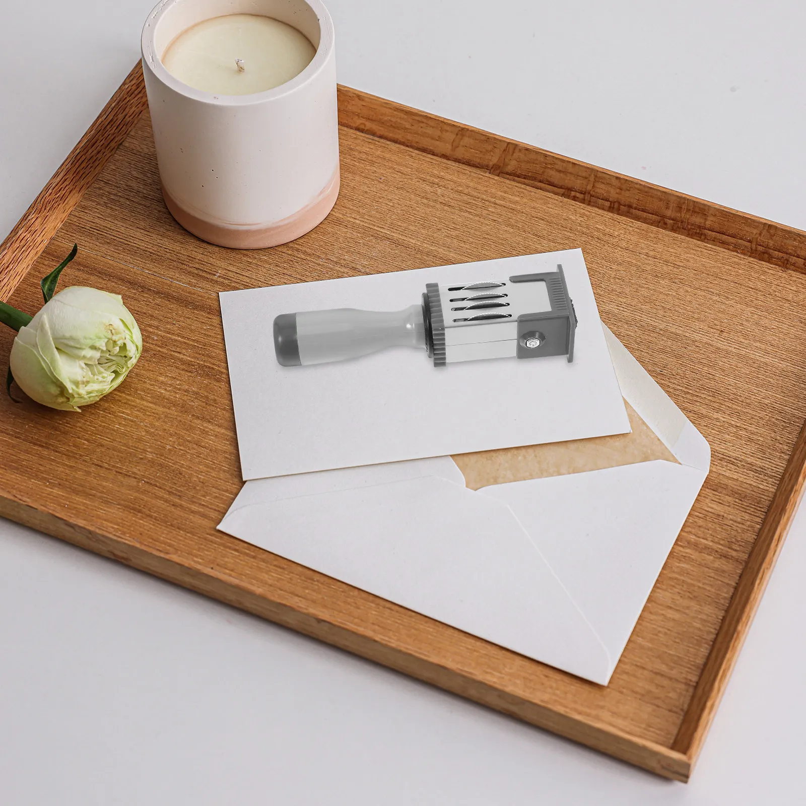 휴대용 잉크 날짜 스탬프 내구성이 뛰어난 금속 날짜 월 연도 스탬프 비즈니스 일기 업무 서류 파일용