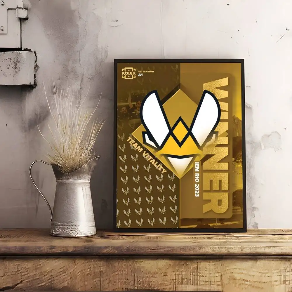 C-Counter Strike CS Team Logo Poster Klebrige Wandkunst Malerei für Heimdekoration Schlafzimmer Bild Innen Bar Raumdekoration – Detail 12
