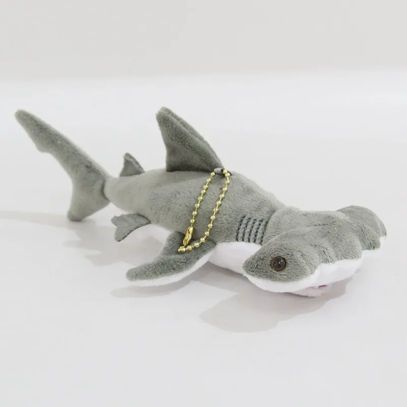 20cm Cute Plush Hammerhead Shark Toy Keychain Soft Stuffed Animal Key Chain For Birthday Gifts Doll Gift For Children 2