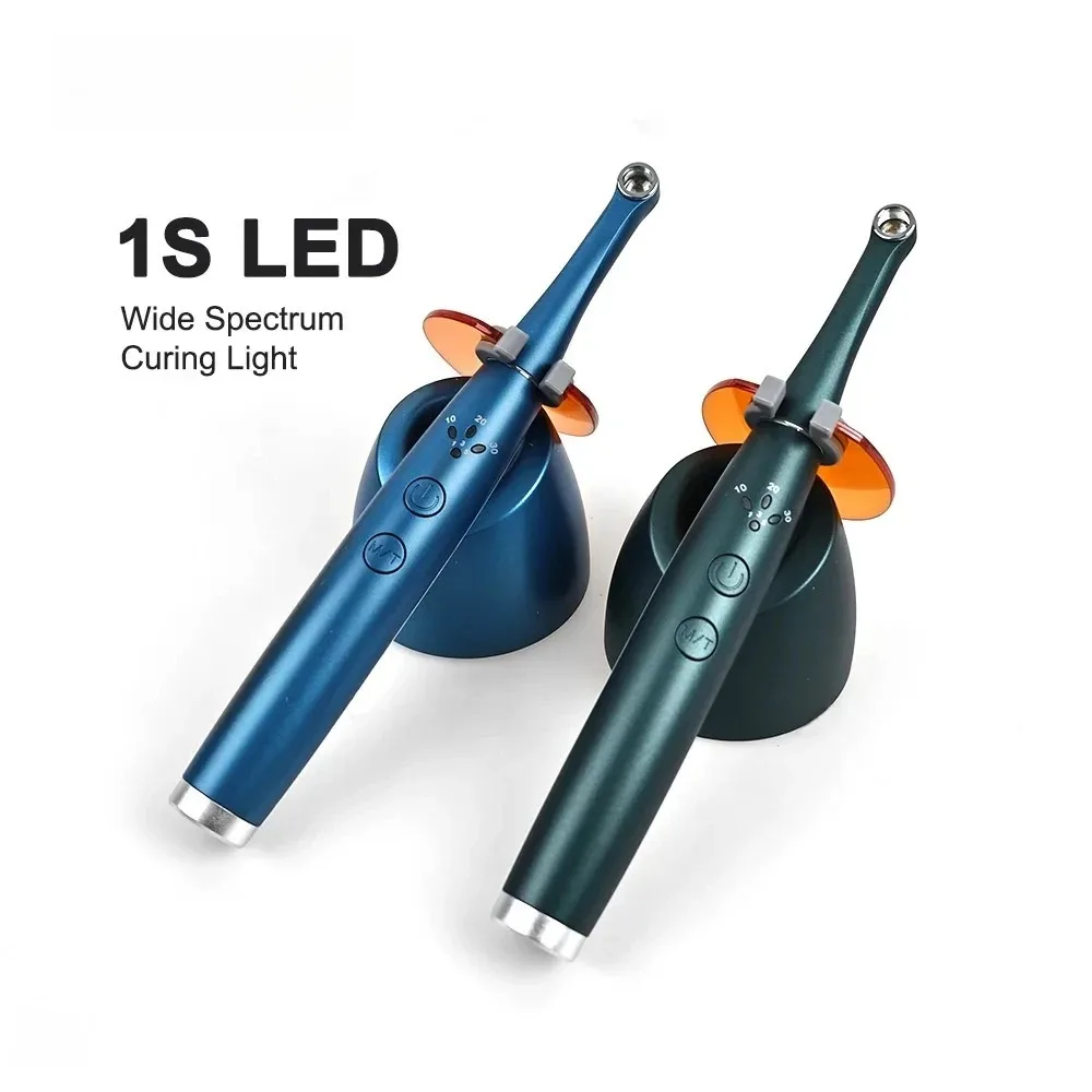 Kabelloses LED-Lichthärtungsgerät für Zahnmedizin, 1-Sekunden-Härtung, Multifunktionaler Härtungskopf, Harzhärtungsgerät, Klinische Zahnarztwerkzeuge und -ausrüstung