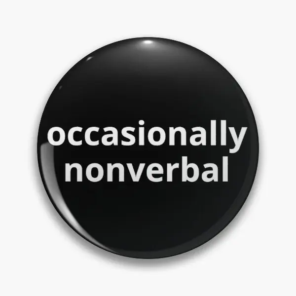 

Occasionally Nonverbal Soft Button Pin Jewelry Cartoon Gift Women Clothes Funny Fashion Lapel Pin Brooch Cute Metal Collar