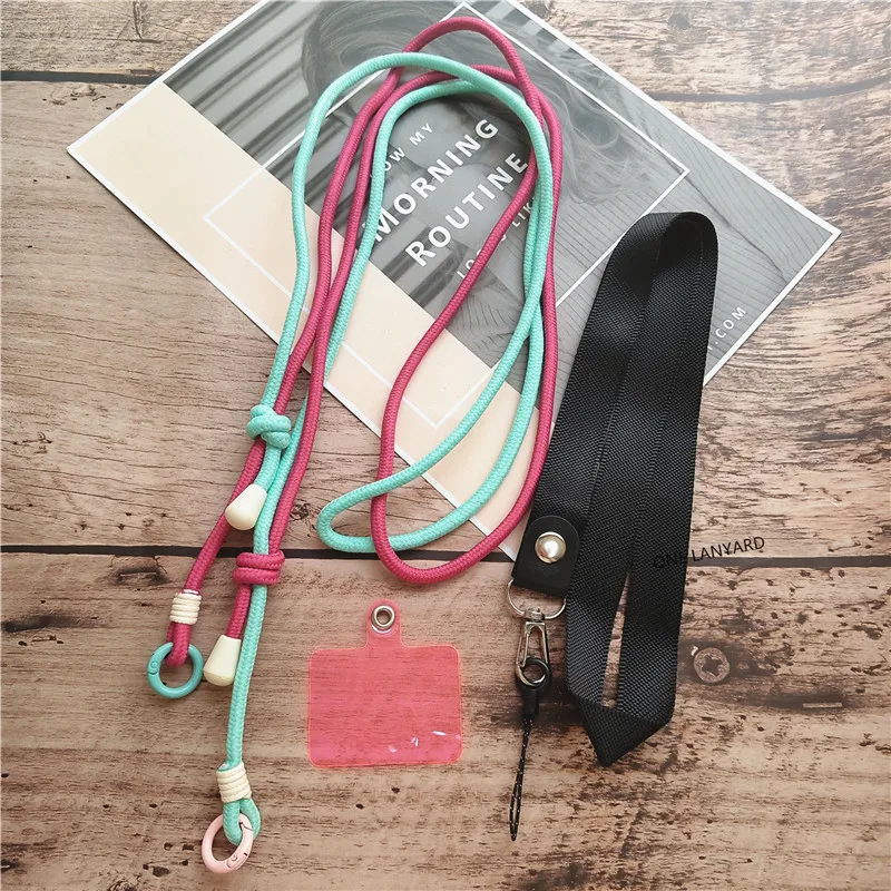 Universal Black Lanyard Neck Strap for ID Holders and Accessories