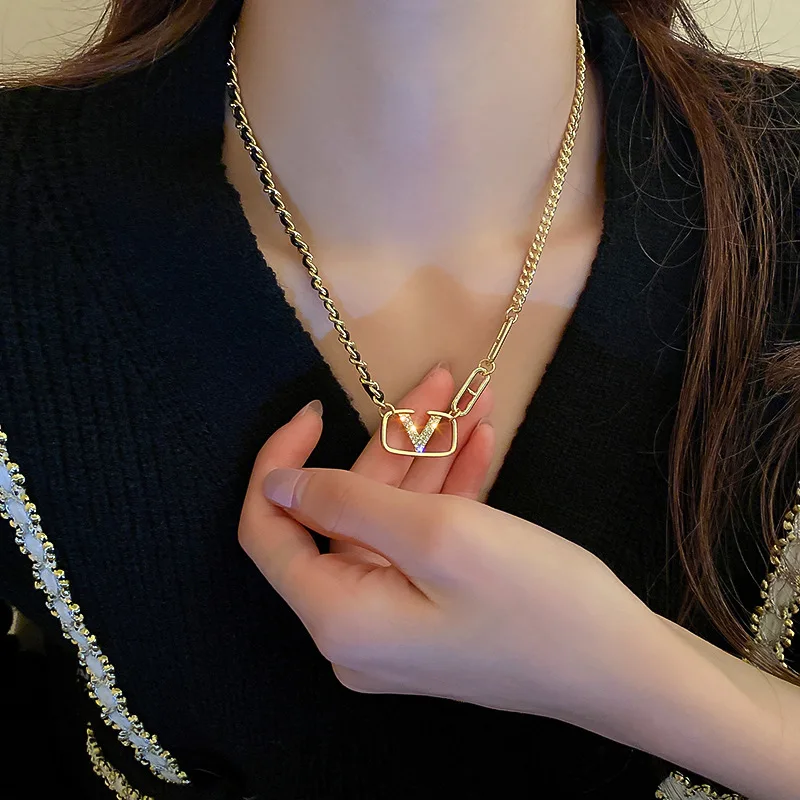 Fashion jewelry sets for women golden choker elegant necklaces luxury women's jewelry 2022 free shipping for men