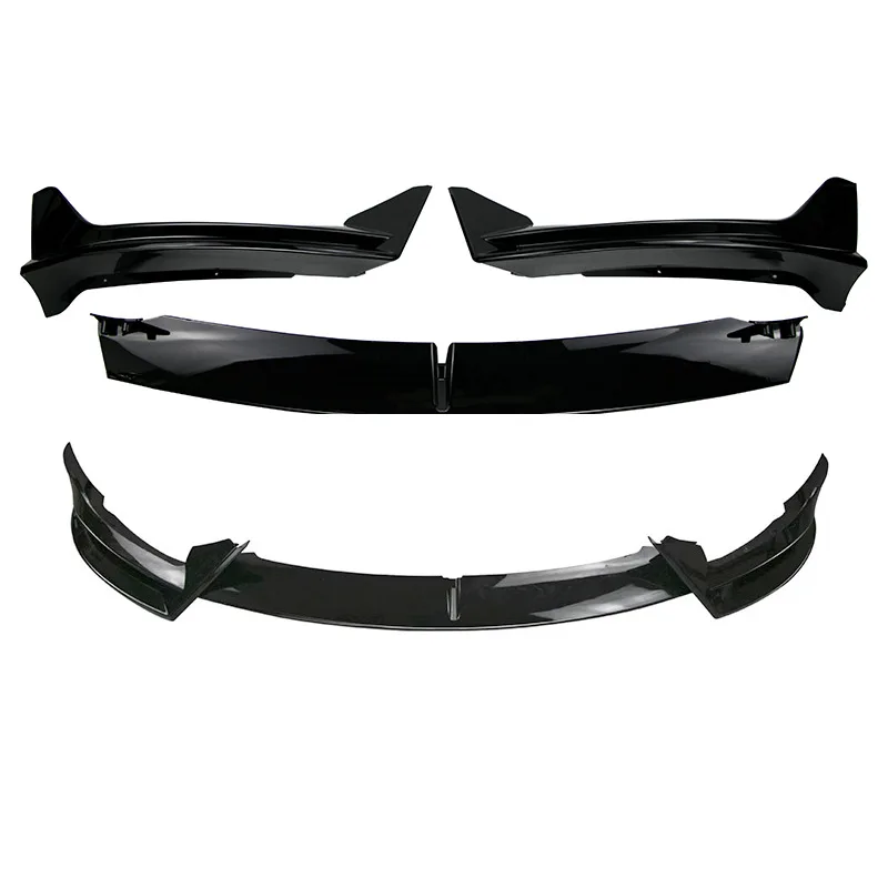 For 22 23 Tesla Model 3 Y Deflector Front Bumper Lip Chin Guard Trim Styling Cover Modified Body Kit Diffuser Accessories